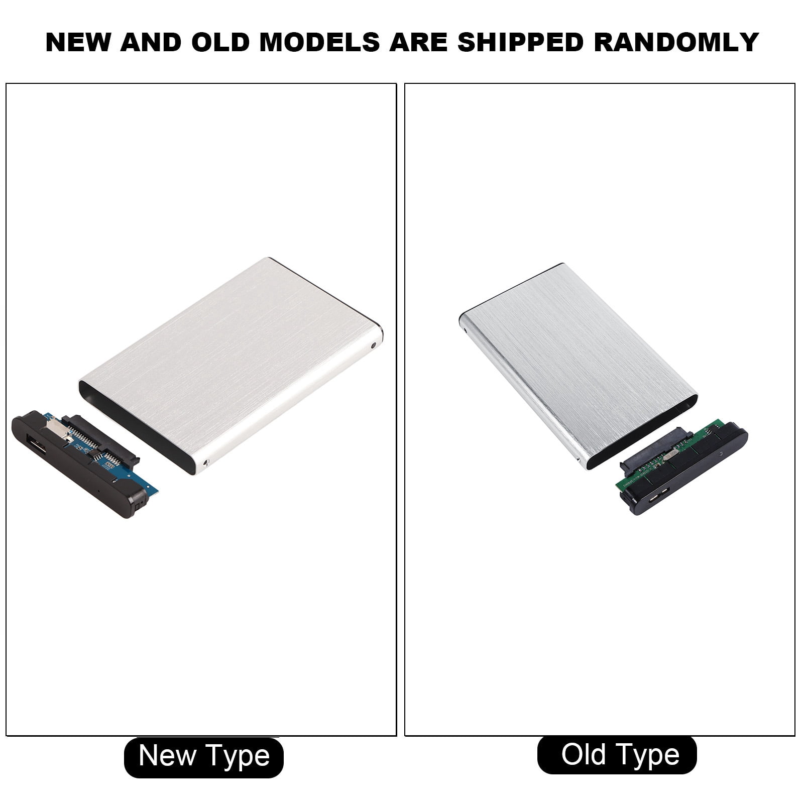 SSD External, 2.5" Hard Drive Enclosure HDD Enclosure,  3.0 Computers XP Laptop Computer PC  98 SE for Macs USB