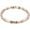 Rose Gold, variant on Stainless Steel Bamboo Style Classic Plain Open Clasp Bangle Bracelet