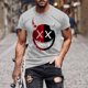 thumbnail image 1 of Blusas y camisas de manga corta y cuello redondo para hombre. Blusas/camisetas de manga corta con cuello redondo y estampado de Halloween para hombre. Blusa para hombre., 1 of 5