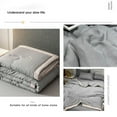 thumbnail image 3 of AZXY Cooling Blanket,Cooling Comforter On Clearance,Non-Standard Summer Quilt,Washable Breathable Light Weight Comforters,Gray Non-Standard(110x150cm), 3 of 8