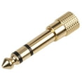 thumbnail image 1 of Adaptateur Jack Stéréo 3,5 Mm à 6,35 Mm, Or, 1 of 1