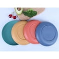 thumbnail image 4 of LuckyZone 7.8 Inches Unbreakable Wheat Straw Plates - Reusable Plate Set - Dishwasher & Microwave Safe - Perfect for Dinner Dishes - Healthy, BPA Free & Eco-Friendly (7.8 Inches), 4 of 10
