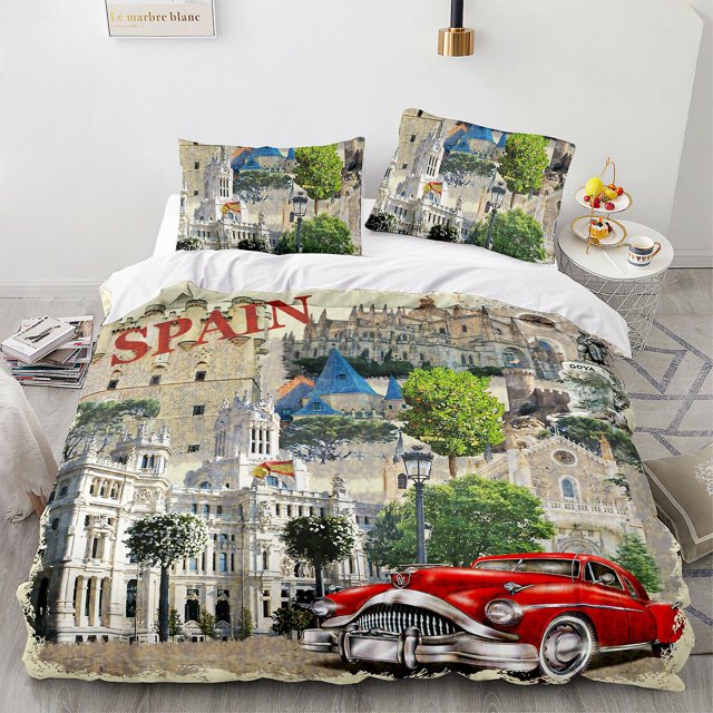 Stylish Duvet Cover Bedding Set Pillow Cases Quilt Cover Single Double King Size Style 172