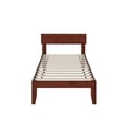 thumbnail image 4 of AFI Boston Solid Wood Contemporary Twin Platform Bed in Walnut, 4 of 7