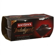 Kozy Shack Indulgent Recipe Dark Chocolate Pudding Cup, 3.75 Oz., 4 Count