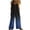 Dark Blue, variant on Cavosen Loose Linen Crew Neck Sleeveless Jumpsuits Button Retro Long Overalls with Pocket Print Lightweight Summer Cute Rompers