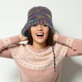 thumbnail image 6 of Houderco Knitting Hats Woolen Yarn Women Outdoor Activities 1Pcs 12.2X9In, 6 of 6