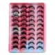thumbnail image 1 of Pestañas postizas de visón esponjosas, largas, 20 pares, espectaculares, para extensiones de pestañas de maquillaje., 1 of 5