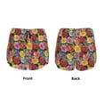 thumbnail image 5 of Lsque Daisies Flowers Printed Women's Running Shorts with Liner Pockets,Elastic Quick Dry Workout Athletic Gym Yoga Shorts,Womens High Waist Shorts-Small, 5 of 9