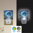 thumbnail image 2 of Yayeee LED Night Light for The Home Plug in With Light Sensors 2 Pack, Floral Moon, 2 of 6