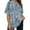 Blue, variant on Short Sleeve Shirts for Women Summer Tops 2025 Spring Camouflage Fashion Print Casualhalf Sleeve Crew Neck Oversize Loose Fit Tees Shirts