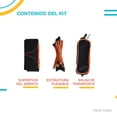 thumbnail image 4 of Silla Plegable Ligera Reforzada Resistente Portatil 120kg naranja 6.49 pulg The Finix SPBE01BK-CMPG, 4 of 6