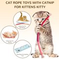 thumbnail image 2 of Cuerda para masticar estilo retro Shaw de Cat Toys con hierba gatera para gatos de interior, 2 of 9