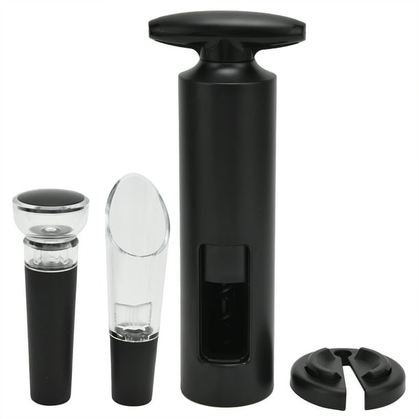 Juego de abridor manual de botellas de vino tipo T, sacacorchos de mano de papel de aluminio ABS para cocina casera