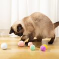 thumbnail image 2 of Yazoeia 12Pcs/Box Cat Toys Balls, Multicolor Cat Plush Toy Balls for Kitten Training and Play, Soft Interactive Kitten Plush Toys for Indoor Cats S CJB12-30487, 2 of 7