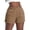 Khaki Brown, variant on Gocolloa Plus Size Shorts Women Summer Casual High Waisted Loose Lounge Workout Running Sweat Shorts White Heather 2X