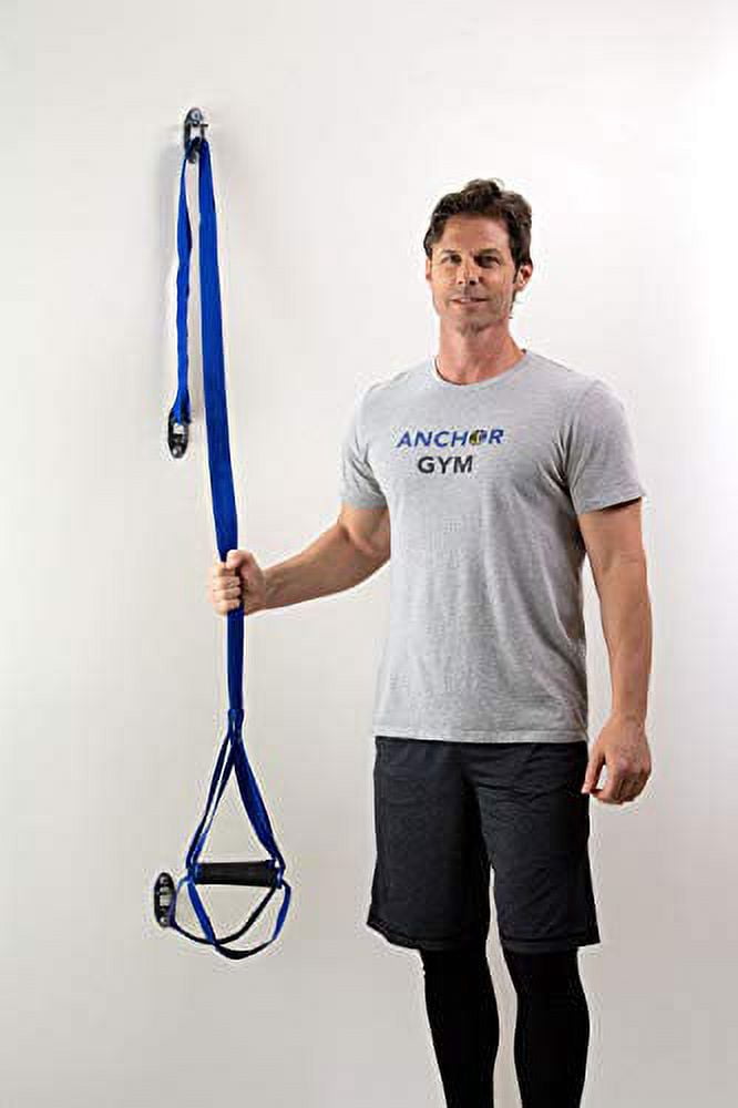 Anchor Gym Set of 3 Mini H1 Workout Wall Mount Solid Steel Anchors