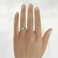 thumbnail image 6 of 2.00 Cts Certified Round Cut Moissanite Diamond 18K White Gold Plated Engagement Ring , Wedding Ring, Anniversary Ring for Her, Gift for Her, 6 of 6