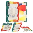 thumbnail image 2 of XYX 3in1 Rotating Stand Case for Xiaomi Redmi Pad SE 11.0 inch Released 2023 with Hand/Shoulder Strap, Shockproof Rugged, Colorful Red, 2 of 7