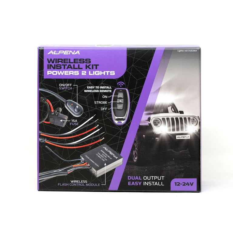 Alpena Wireless Install Kit Powers 2 Lights, Model 78391 - Walmart.com