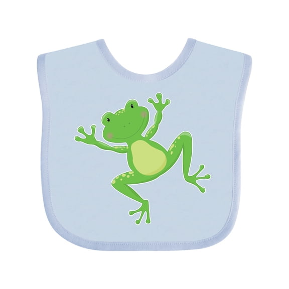 Inktastic Jumping Frog Boys or Girls Baby Bib