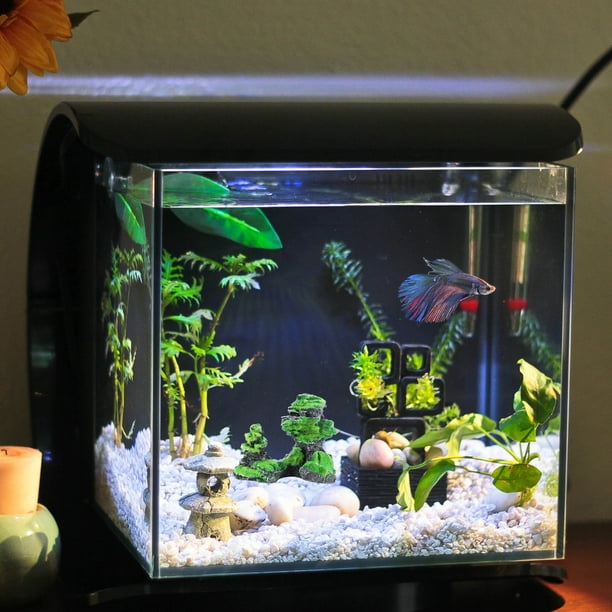 1Pc Adornment Artificial Mountain Craft for Home Aquarium Office Fish Tank  