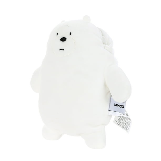 Miniso ice bear we bare bears black tote bag, Women's Fashion