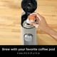 thumbnail image 4 of Cafetera de una sola porción Ninja Pods & Grounds, compatible con cápsulas K-Cup, prepara molidos, diseño compacto, 56 oz. Depósito, 6 oz. Taza a 24 oz. Tamaños de preparación de taza de viaje, cafete, 4 of 5
