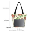 thumbnail image 5 of Haiem Frog Hold Strawberry Pattern Shoulder Bag - Durable and Spacious Tote Bag,Versatile Shopping Bag, 5 of 9