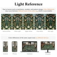 thumbnail image 4 of BERTHMEER 8'x10' Area Rugs Washable Non Slip Floral Carpets for Living Room Bedroom Kitchen Office Large Rugs Vintage Green Farmhouse Dining Room Oriental Flower Rugs, Multicolor, 4 of 9