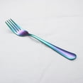 thumbnail image 4 of Tableware Modern 6-Piece Stainless Steel Flatware Set for Everyday Dining Multicolor Dessert Forks Dishwasher-Safe Cutlery Service for Colorful Kitchen, 4 of 4