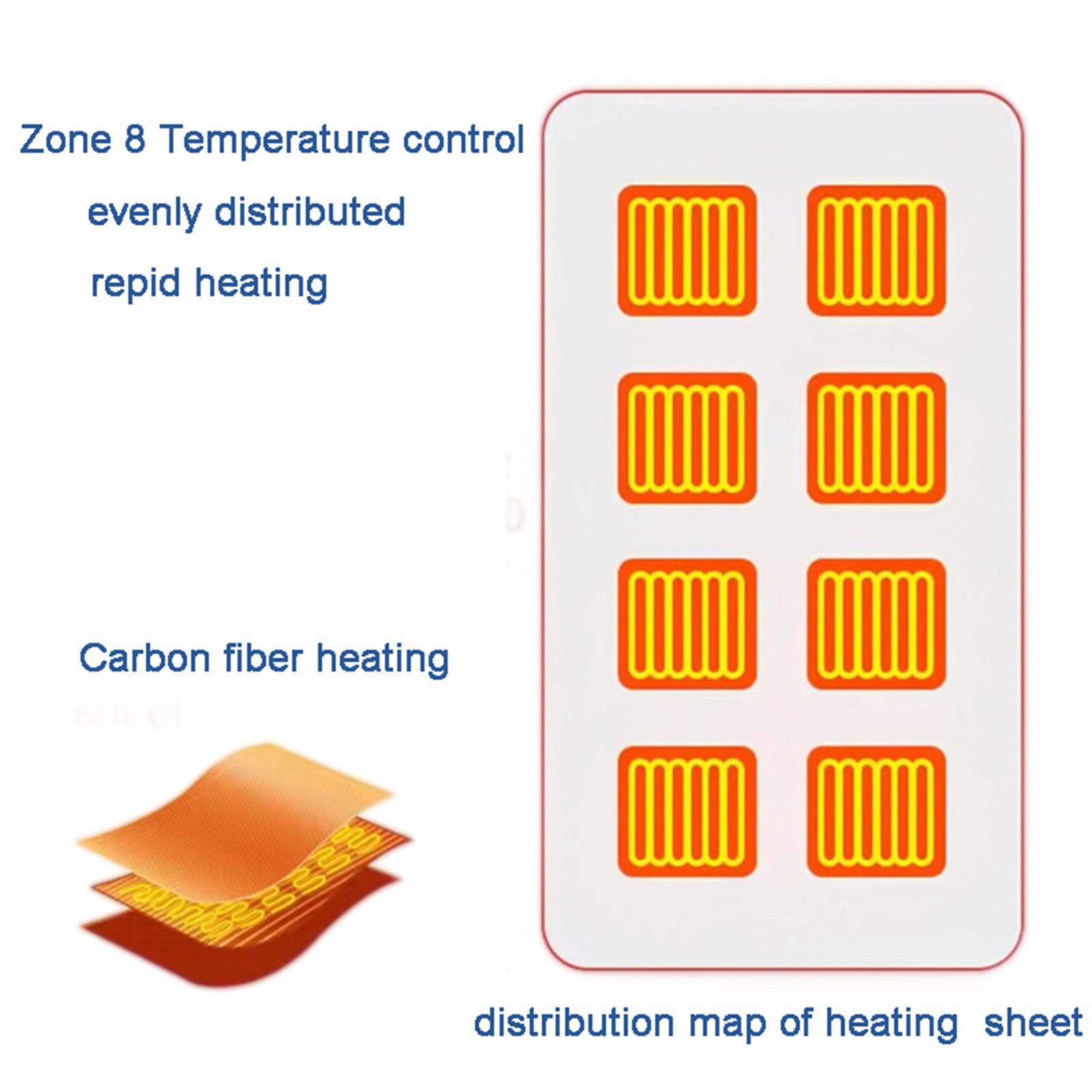 Kdkad Heated Electric Blanket Shawl, Heating Blanket, Heated Throw Blanket, Heated Poncho - Wearable Blanket Hoodie Wrap, Electric Blanket Rechargeable Heating Blanket