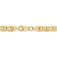 thumbnail image 4 of 14K Yellow Gold 6.25mm Concave Anchor Chain 18 Inch, 4 of 6