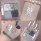 thumbnail image 1 of 4 Colors Cool Toned Dark Eyeshadow Palette Black Smokey Palette Matte Glitter Waterproof Diablo Shimmer Nude Eye Pigment Makeup3Color Heart 02 He Qiyong unisex, 1 of 1