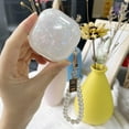 thumbnail image 2 of Compatible with Samsung Galaxy Buds 2 Pro(2022)/Galaxy Buds Pro Case/Galaxy Buds 2 Case/Galaxy Buds Live Case with Pearl Keychain Cute Shockproof Protective Cover Case White, 2 of 12