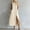 Beige, variant on Thigh Length Dress House Dress Summer 2026 Sleeveless Button Down Loose Fit Knee Length Dress for Women for Honeymoon and Getaway S-XXL