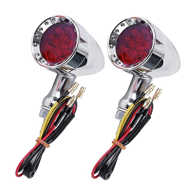 Luz de señal de motocicleta Zulema intermitente rojo 12 V luz intermitente