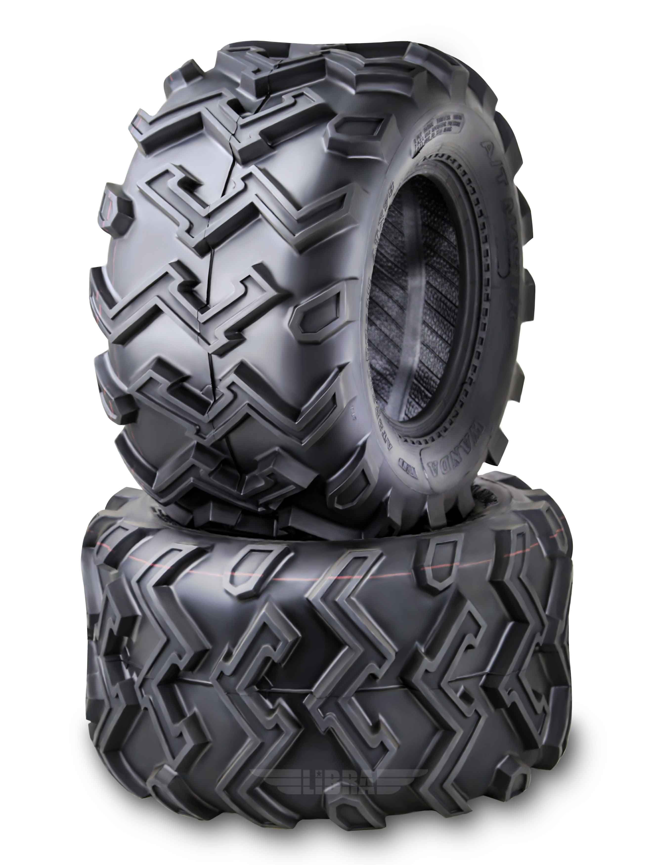 Set of 4 New ATV/UTV Tires 2 of 22x7-10 Front and 2 of 22x11-10 Rear /4PR 