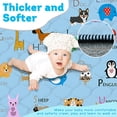 thumbnail image 6 of FUGWU Baby Play Mat for Floor, Fits 50x50 Playpen, Non-Slip & Soft Crawling Mat for Infants (Blue Animal), 6 of 7