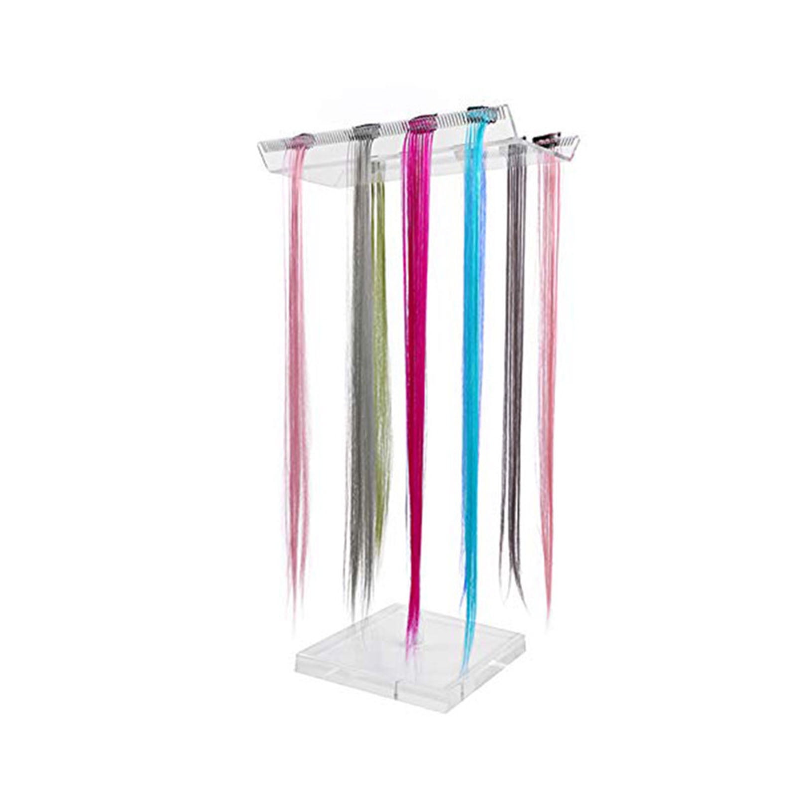 Hair extension display hot sale