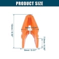 thumbnail image 4 of Unique Bargains Interior Trim Retainer Fitting Fastener Clip Fit for Ford for Dodge Plastic Orange 50 Pcs, 4 of 7