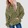 thumbnail image 2 of KPOPLK Girl's Graphic Hoodie for Kids Long Sleeve Sweatshirts Pullover Tops Light Green,Size 11-12 Years, 2 of 5