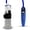 Blue, variant on LeLuv Vibrating Magna Electric Penis Pump | LCD Smart Black Handle | 9" Length x 1.75" Diameter Wide Flanged Cylinder