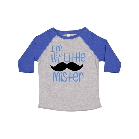 Inktastic I'm the Little Mister with Mustache Boys Toddler T-Shirt