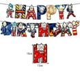 thumbnail image 4 of 32Pcs Anime Ultraman Theme Birthday Party Supplies, Balloon Banner Decorate Set, Boys Kids Surprise Party Supplies, 4 of 6