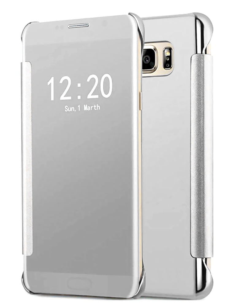 Samsung Galaxy S7 Edge Mirror View Clear Slim Flip Case Cover Samsung Galaxy S7 Edge Mirror View