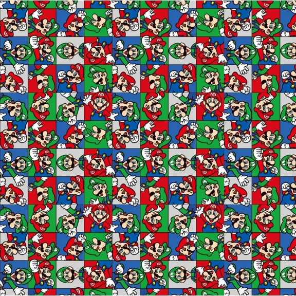 Window Valance Curtain Mario 42X14 Kids Children'S Bedroom Bathroom Game Room