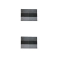 thumbnail image 1 of Billuyoard Tapete de de PVC, manteles individuales resistentes a las manchas, posavasos rectangulares, aislamiento impermeable, mesas de Negro 2piezas, 1 of 6