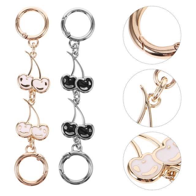 unbranded 2Ud Extensora Decorativa Para Bolso Con Charm Cereza Para Eventos Y Salidas