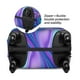 thumbnail image 2 of Balery Swirl Blue And Purple Funda de equipaje, fundas para maletas, elástica, lavable, protector de maletas, compatible con maletas de 18 a 32 pulgadas-Large, 2 of 7